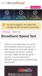 Mobile Screenshot of ipv6-speedtest.net